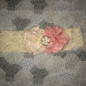 💫Luxury Girl Lace Flower Headband 6M- 3yr